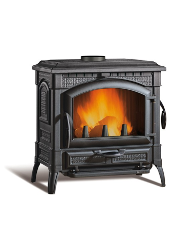 STUFA A LEGNA ISOTTA EVO NERO ANTRACITE