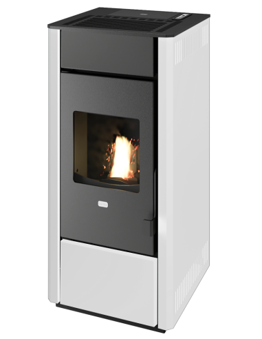 STUFA A PELLET MIRIAM 10KW BIANCA