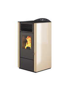 STUFA A PELLET LORY 8KW AVORIO