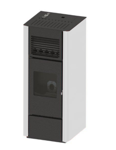 STUFA A PELLET AGATA 14 KW BIANCA