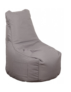 POLTRONA SACCO LAYLA IN NYLON+PVC GRIGIO