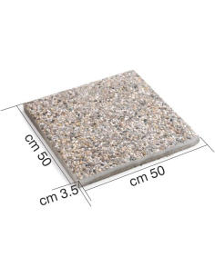 PIASTRA IN GRANIGLIA PER OMBRELLONE