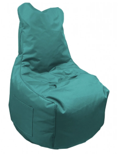 POLTRONA SACCO LAYLA IN NYLON+PVC AZZURRO