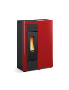 STUFA A PELLET VIRNA IDRO BORDEAUX