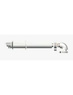 KIT SCARICO FUMI COASSIALE ORIZZONALE 60/100 100LT