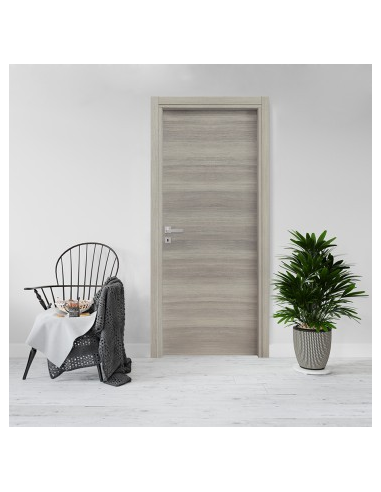 PORTA BATTENTE 210X60 ROVERE GRIGIO