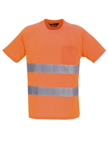 T-SHIRT HV ARANCIO - Tg. M
