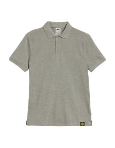 POLO MC ATLAR ORGANIC GRIGIO - Tg. L