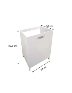 MOBILE SOTTOLAVELLO 60CM BIANCO