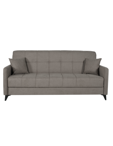 DIVANO LETTO CONTENITORE SANTI 3 POSTI MARRONE