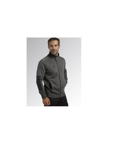 FELPA SWEATSHIRT FZ LITEWORK GRIGIO - Tg. XXL