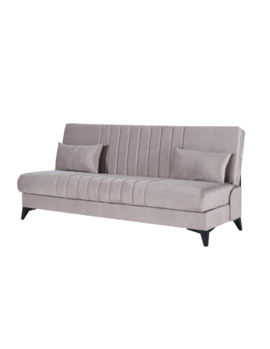 DIVANO LETTO CONTENITORE KENT 3 POSTI GRIGIO
