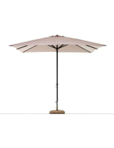 OMBRELLONE 3X3 GRIGIO CHIARO C/MANOV. H 230