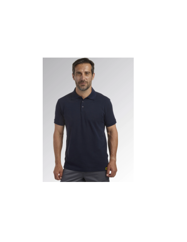 POLO MC ATLAR ORGANIC BLU - Tg. L