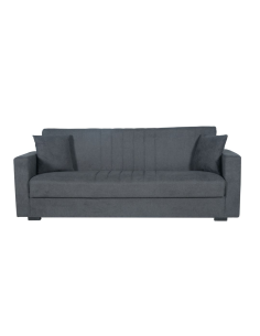 DIVANO LETTO CONTENITORE STAR 3 POSTI GRIGIO