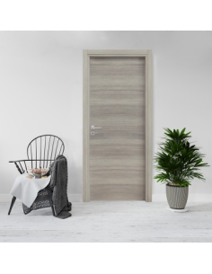 PORTA BATTENTE 210X70 ROVERE GRIGIO
