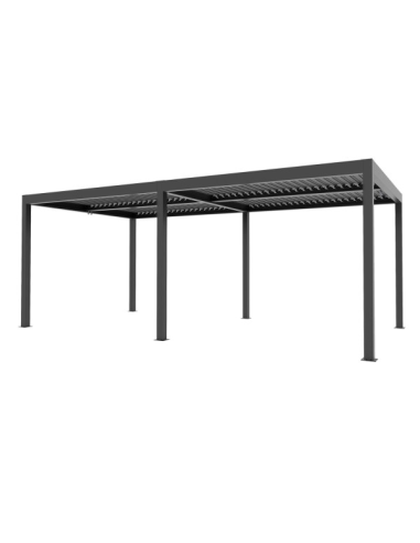 PERGOLA BIOCLIMATICA ATENA 120 3X6X2,5H GRIG.