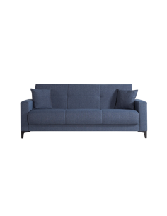DIVANO LETTO CONTENITORE BRAVO 3 POSTI BLU