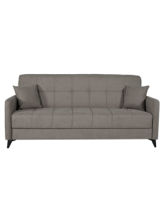 DIVANO LETTO CONTENITORE SANTI 3 POSTI MARRONE
