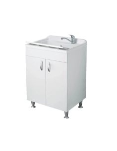 MOBILE LAVANDERIA CON ASSE IN POLIPROPILENE 60x50cm