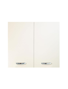 PENSILE DA 80 CM 2 ANTE CON RIPIANO BIANCO