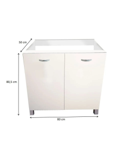 MOBILE SOTTOLAVELLO 80 CM BIANCO