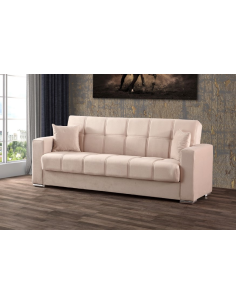DIVANO LETTO ALBA 3 POSTI BEIGE  226X85X92