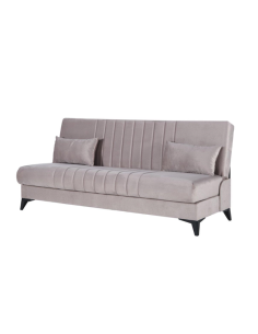 DIVANO LETTO CONTENITORE KENT 3 POSTI GRIGIO