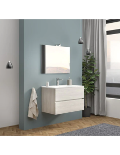 COMPOSIZIONE BAGNO EASY 80cm ROVERE GRIGIO