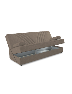 DIVANO LETTO CONTENITORE ROBY 3 POSTI BEIGE