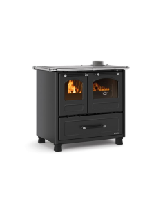 CUCINA A LEGNA FAMILY 4,5 NERO ANTRACITE