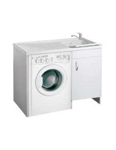 MOBILE COPRILAVATRICE CON VASCA A DX 109x60cm