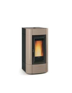 STUFA A PELLET ISIDORA IDRO H16 TORTORA
