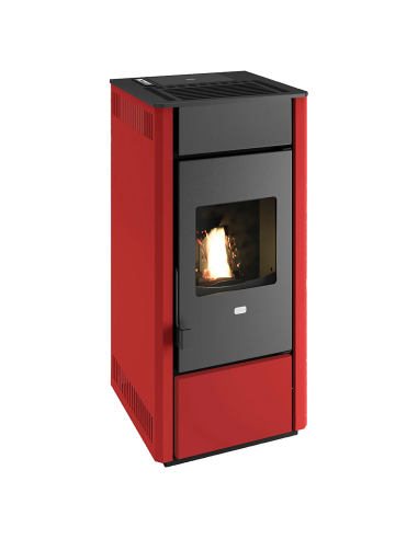 STUFA A PELLET MIRIAM 10KW ROSSO