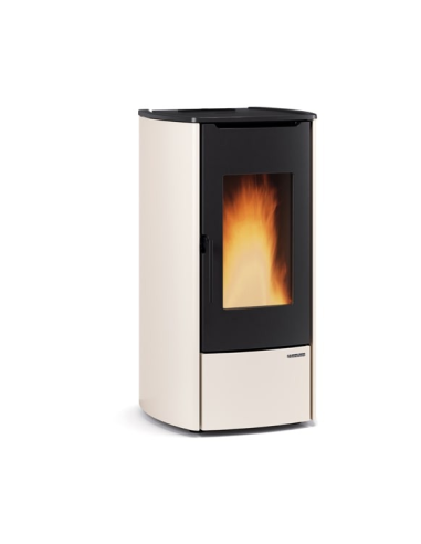 STUFA A PELLET MARINA IDRO H11 AVORIO