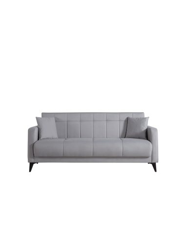 DIVANO LETTO CONTENITORE IRIS 3 POSTI GRIGIO